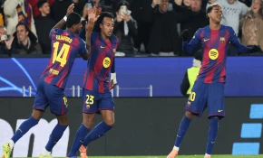 برشلونة ينتصر على ضيفه آينتراخت فرانكفورت